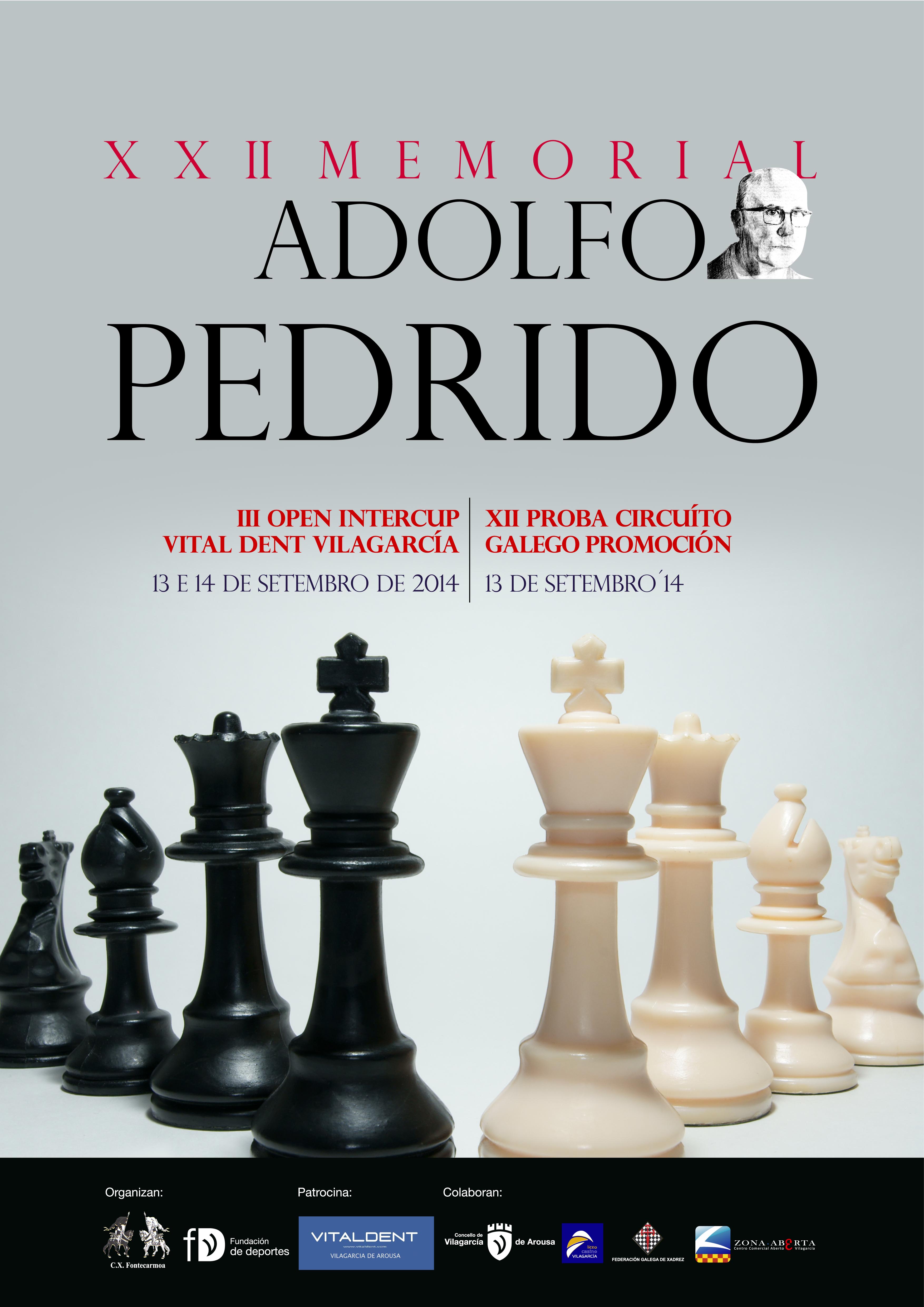 Cartel Pedrido 2014 ajedrez
